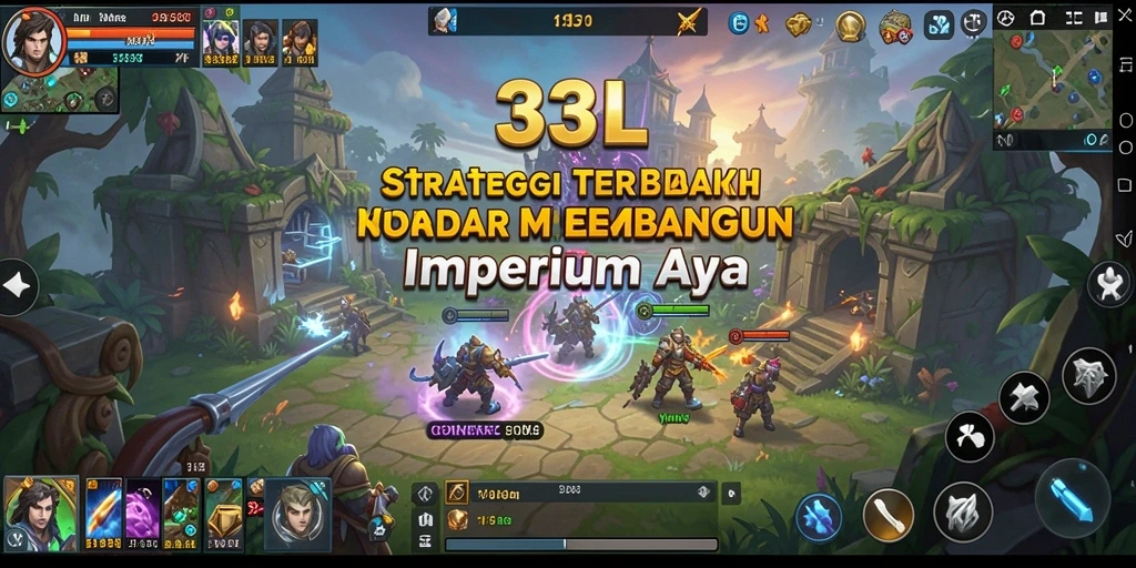 Tampilan gameplay menarik dari 33L dengan elemen strategi.