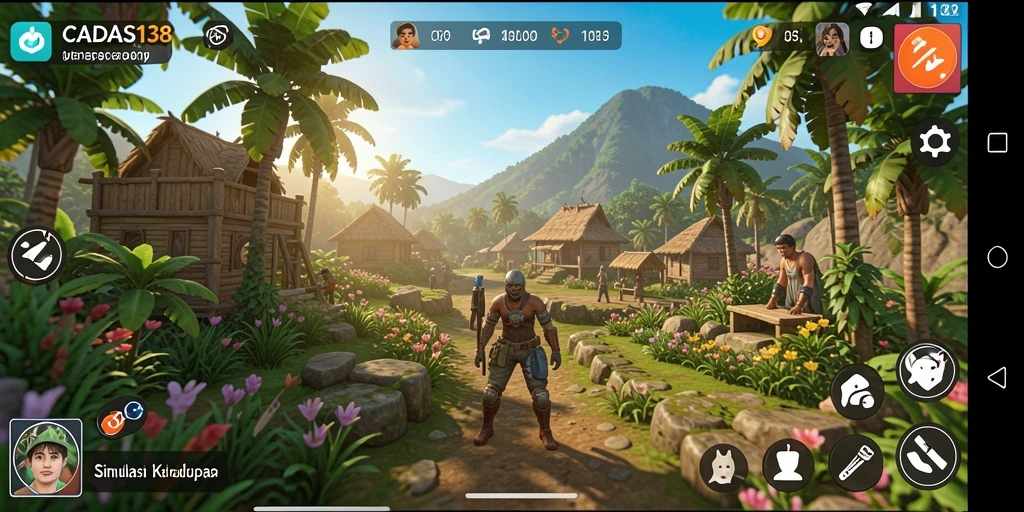 Gameplay menarik dan interaktif dalam CADAS138.
