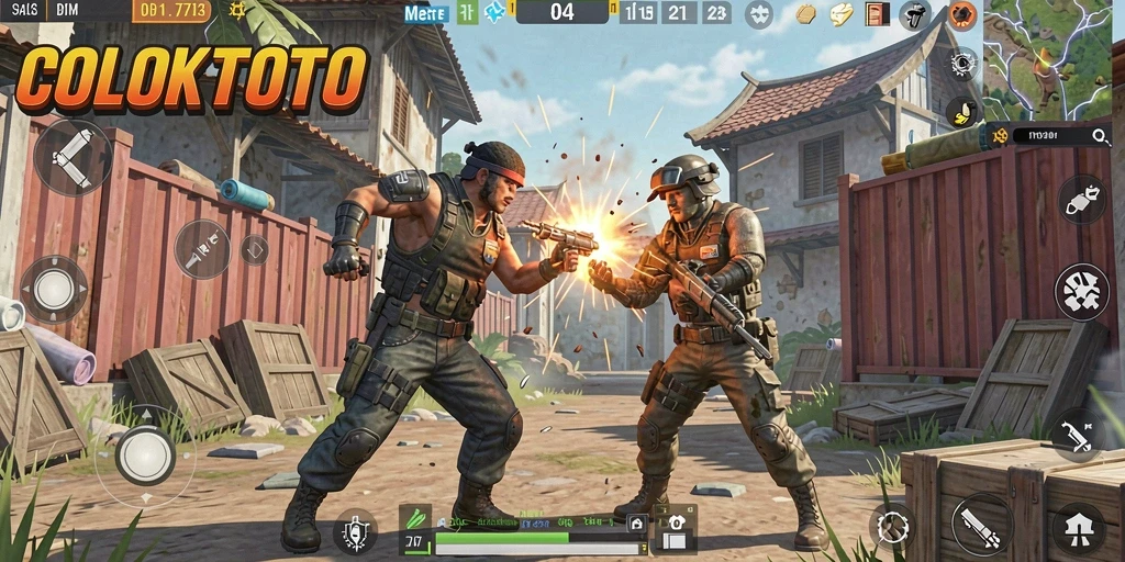 Tampilan menegangkan dari pertempuran di COLOKTOTO.
