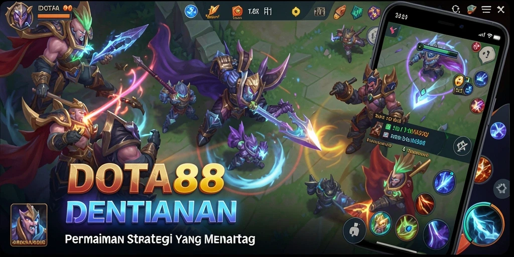 Tampilan menarik dari gameplay DOTA88 yang menantang strategi.