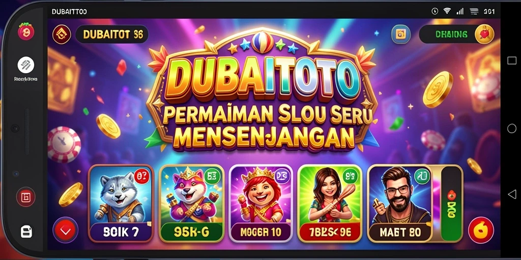 Tampak menarik dan penuh aksi gameplay DUBAITOTO.