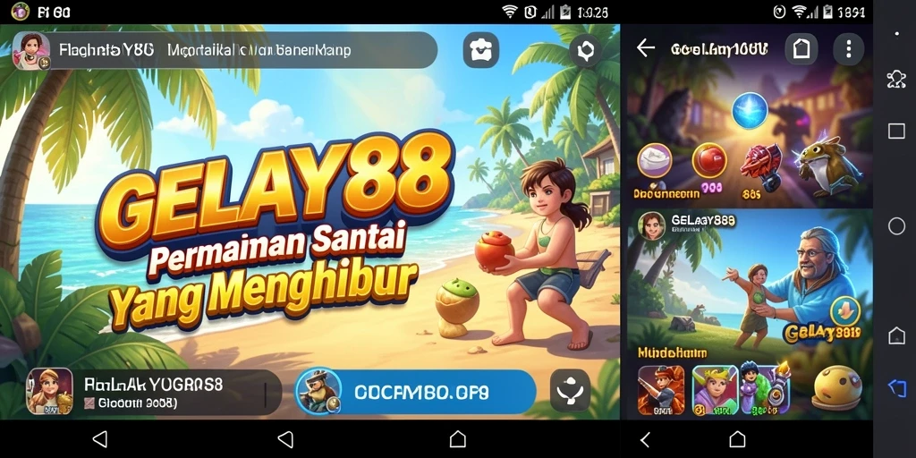 Screenshot menunjukkan gameplay seru dari GELAY88 dengan berbagai tantangan.