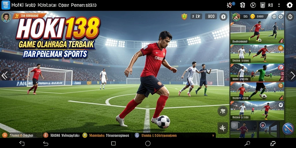 Tangkapan layar gameplay HOKI138 yang menunjukkan aksi seru permainan olahraga.