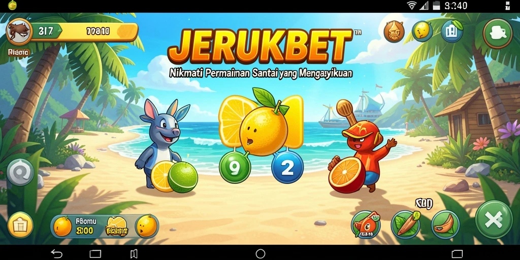 Screenshot gameplay JERUKBET menampilkan momen seru dan tantangan menarik.