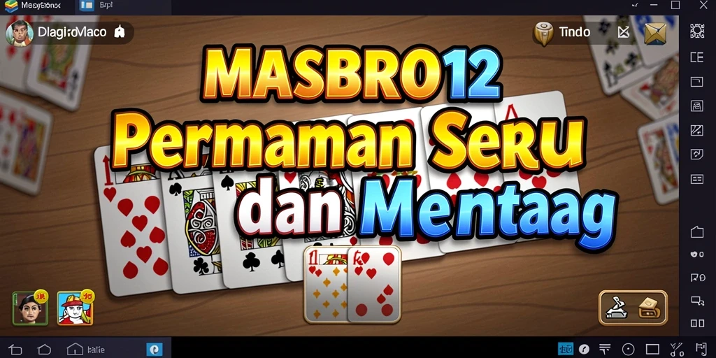 Tampilan gameplay seru dan interaktif dari permainan Domino.