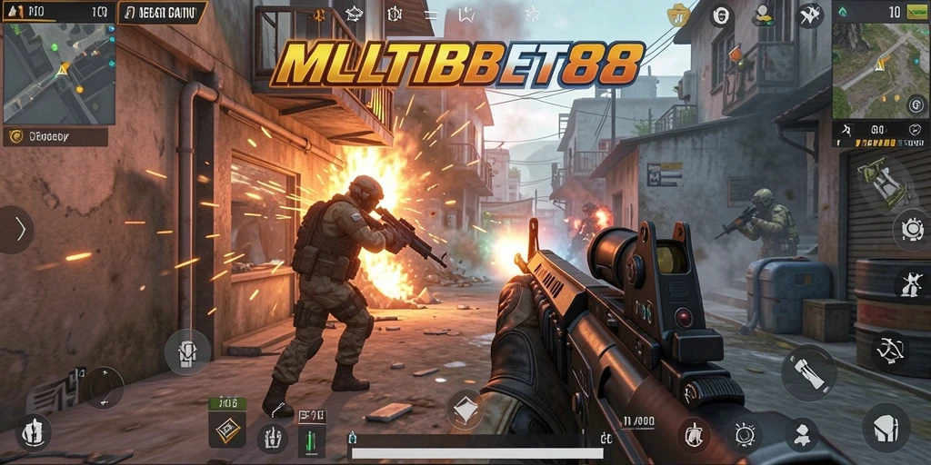 Tampilan gameplay menegangkan MULTIBET88 saat pertempuran berlangsung.