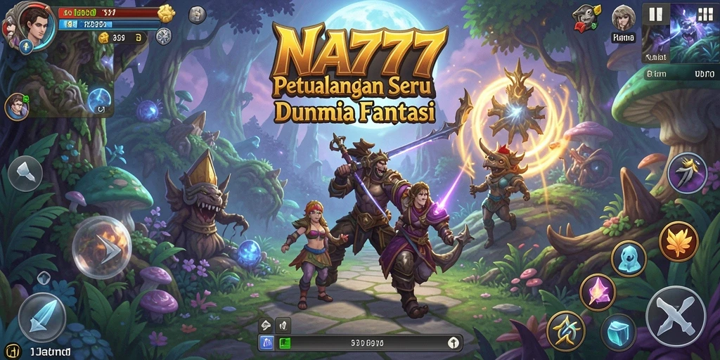 Tampilan seru dari gameplay petualangan NA777 yang menarik.