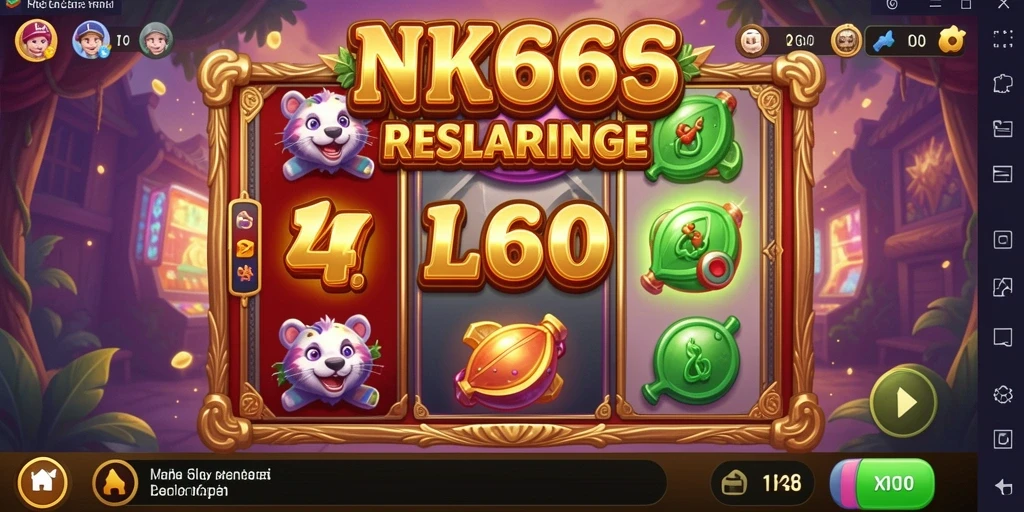 Tampilan gameplay <strong>NK666</strong> yang memukau dan seru dari slot.