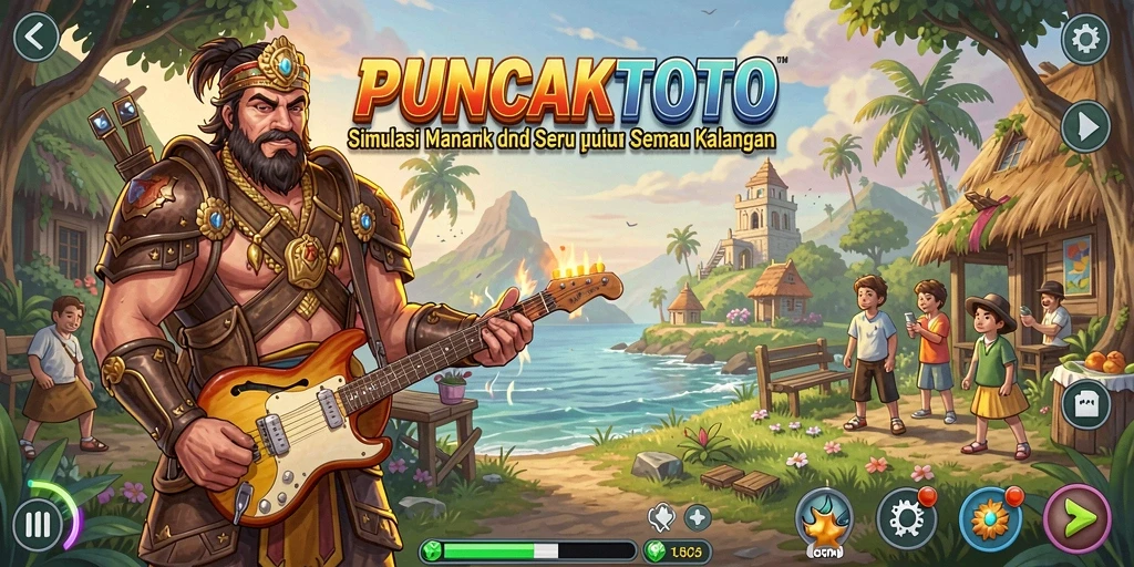 Tampilan gameplay PUNCAKTOTO yang seru dan interaktif.