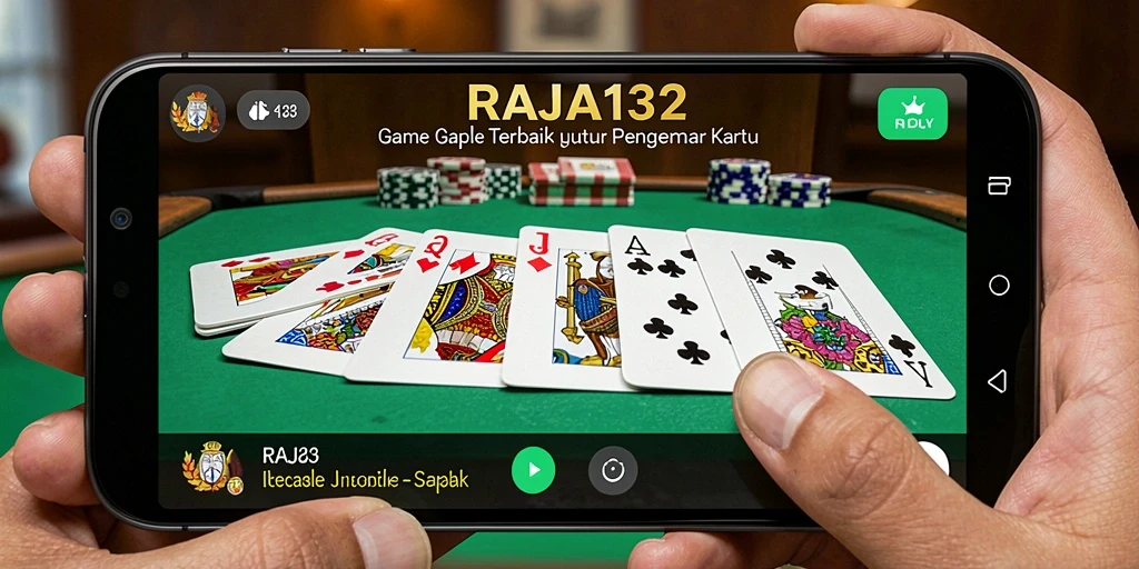 Screenshot gameplay <strong>RAJA132</strong> menampilkan suasana seru saat bermain Gaple.