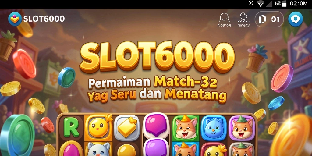 Gameplay seru SLOT6000 dengan level yang menantang dan menarik.