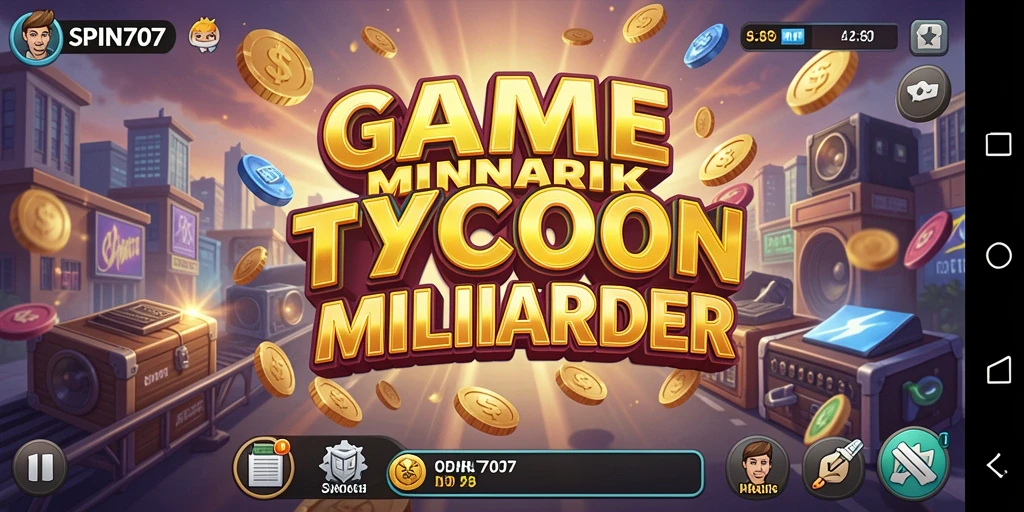 Tampilan menarik permainan SPIN707 dengan berbagai opsi bisnis.