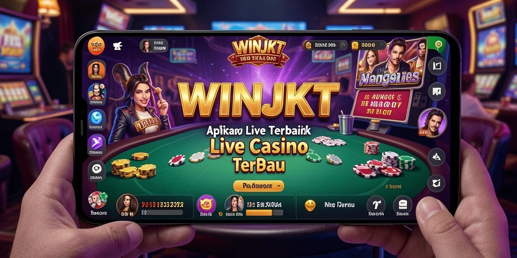 Tampilan gameplay mendebarkan dari aplikasi Live Casino WINJKT.