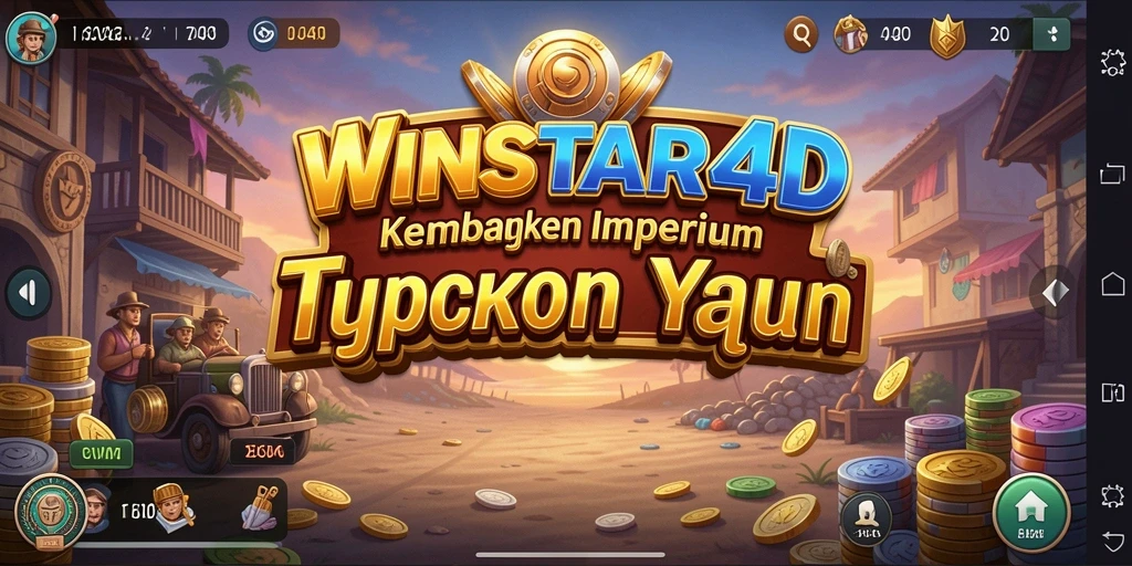Screenshot gameplay WINSTAR4D dengan tampilan bisnis yang berkembang pesat.
